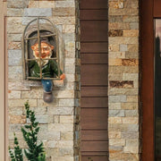 Naughty elf tree hugger garden statue, view 5 - MRSLM