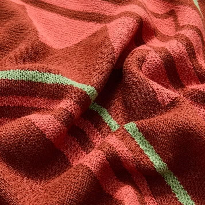 geometric pattern throw blanket, view 7 - MRSLM