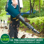 cordless leaf blower, view 5 - MRSLM