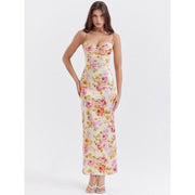 floral midi dress, view 4 - MRSLM