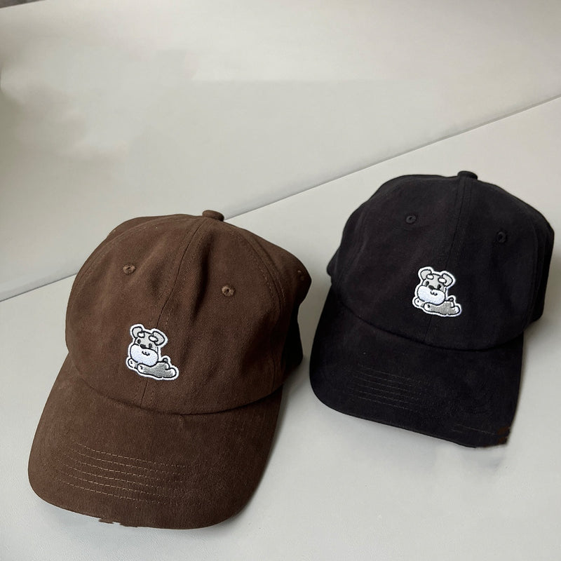embroidered Schnauzer puppy baseball cap, view 6 - MRSLM