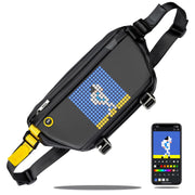 pixel art sling bag with Bluetooth speaker, view 2 - MRSLM