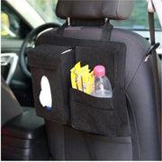 multi-function felt car seat back organizer, view 8 - MRSLM