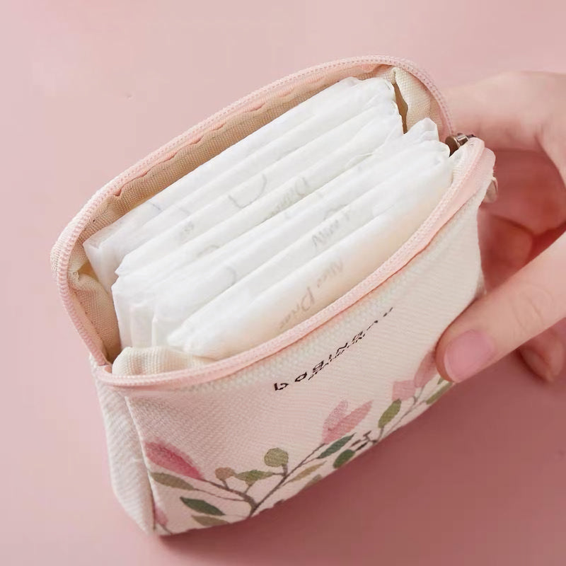 mini portable sanitary pad pouch, view 4 - MRSLM