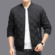 Men's quilted winter bomber jacket, view 6 - MRSLM
