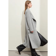 women's long wool coat, view 5 - MRSLM
