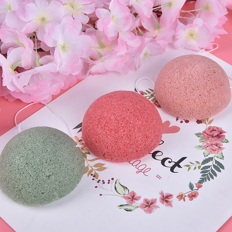 natural konjac face sponge, view 7 - MRSLM