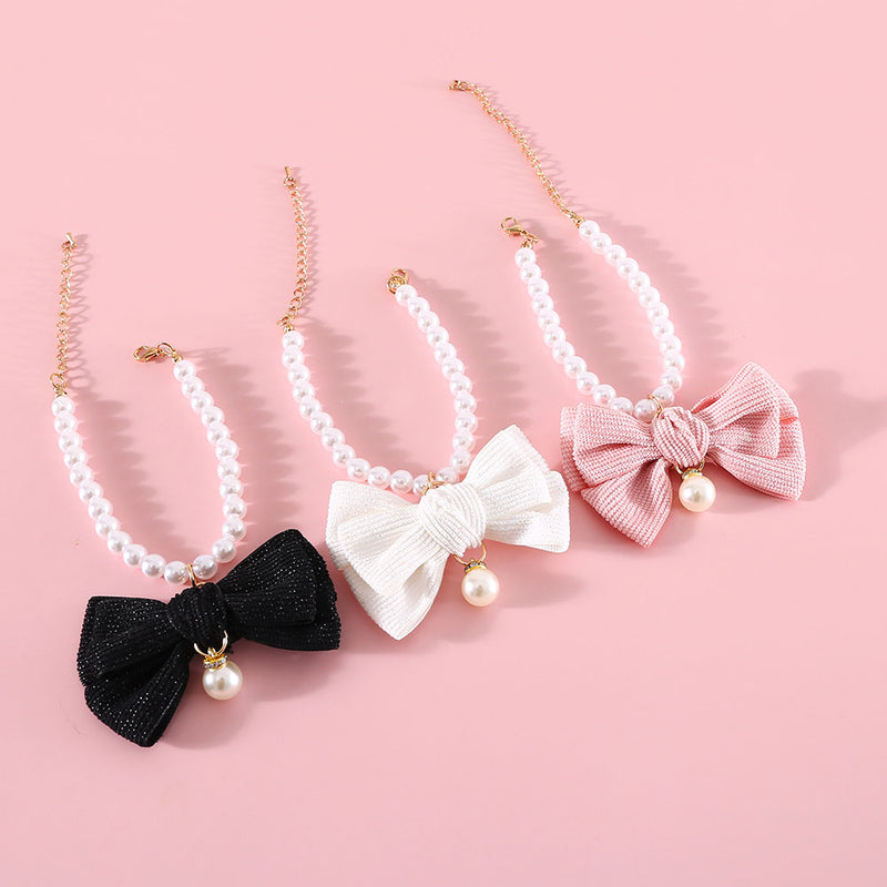 pearl cat and small dog collar, view 7 - MRSLM