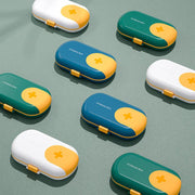 portable travel pill case with cutter - MRSLM