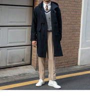 Wool blend hooded coat, view 5 - MRSLM