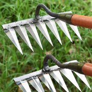 heavy-duty steel garden rake, view 6 - MRSLM