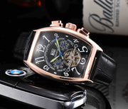 men's business barrel mechanical watch, view 5 - MRSLM