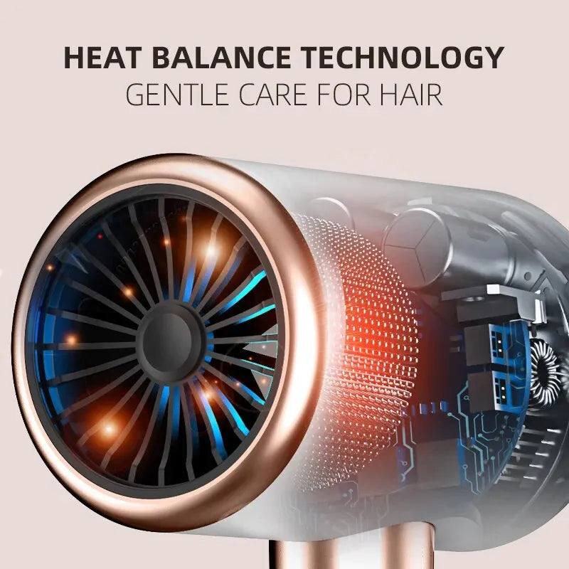 high-speed foldable hair dryer, view 8 - MRSLM