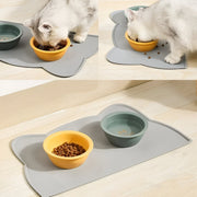 silicone waterproof pet feeding mat, view 9 - MRSLM