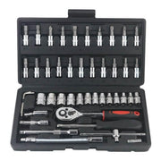 46-piece 1/4 inch socket set with ratchet, view 3 - MRSLM
