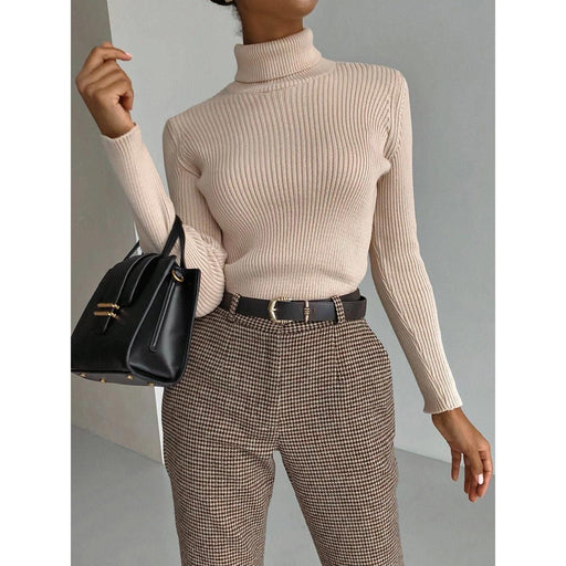 thick turtleneck sweater, view 4 - MRSLM