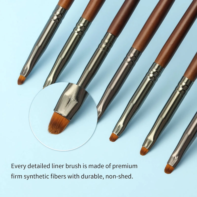 precision eyeliner brush, view 5 - MRSLM