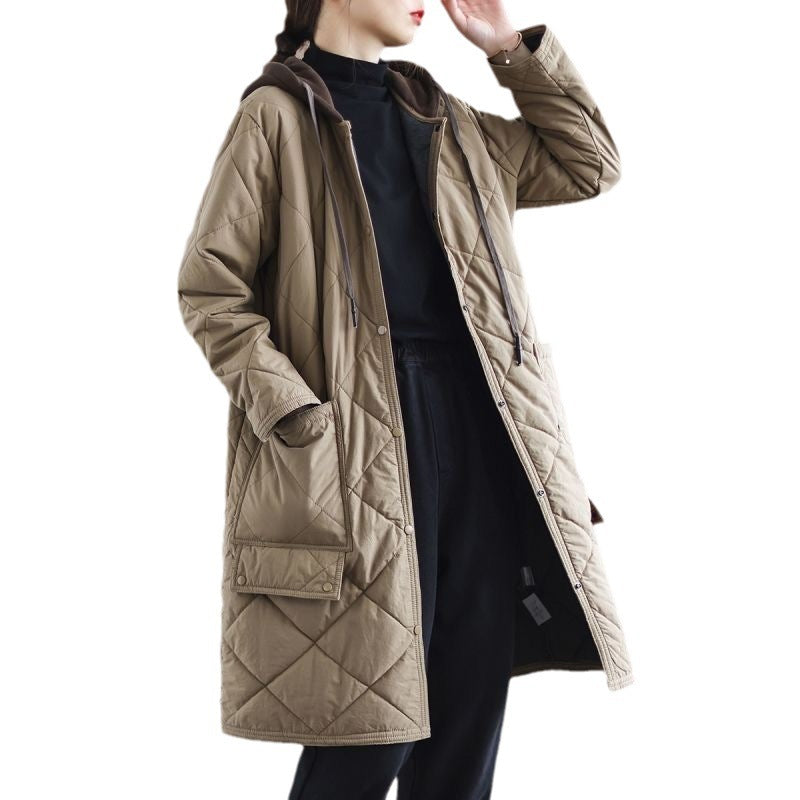 Hooded long trench coat, view 5 - MRSLM