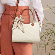 Retro bow tie top-handle crossbody bag - MRSLM