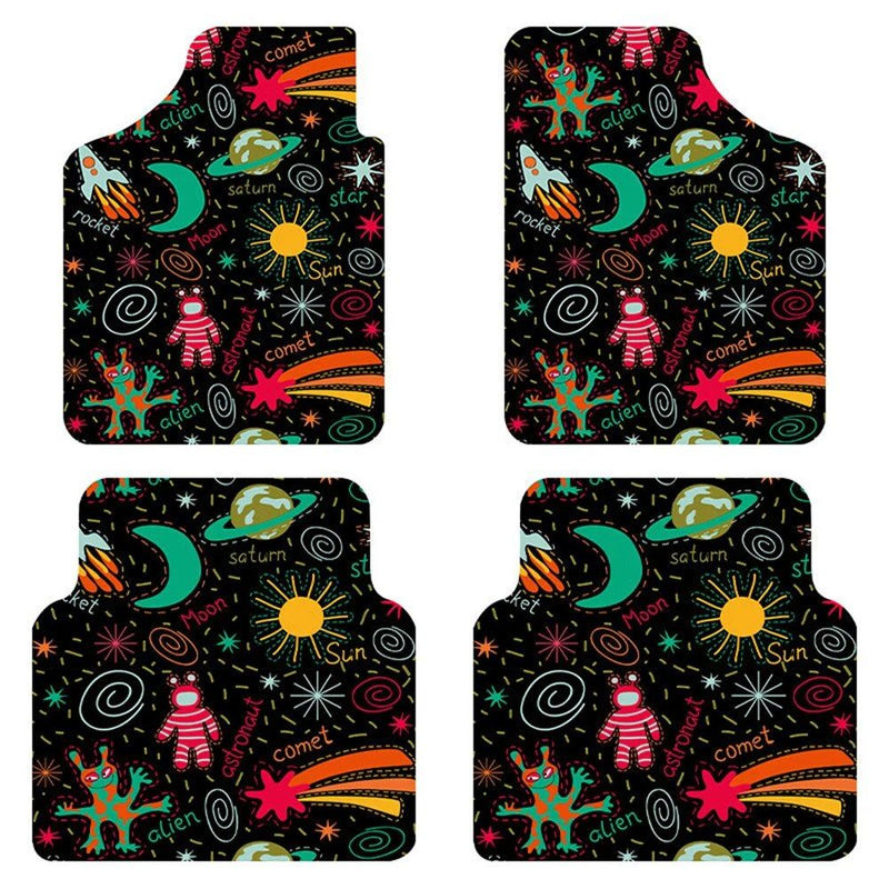 cartoon pattern car floor mats, view 10 - MRSLM