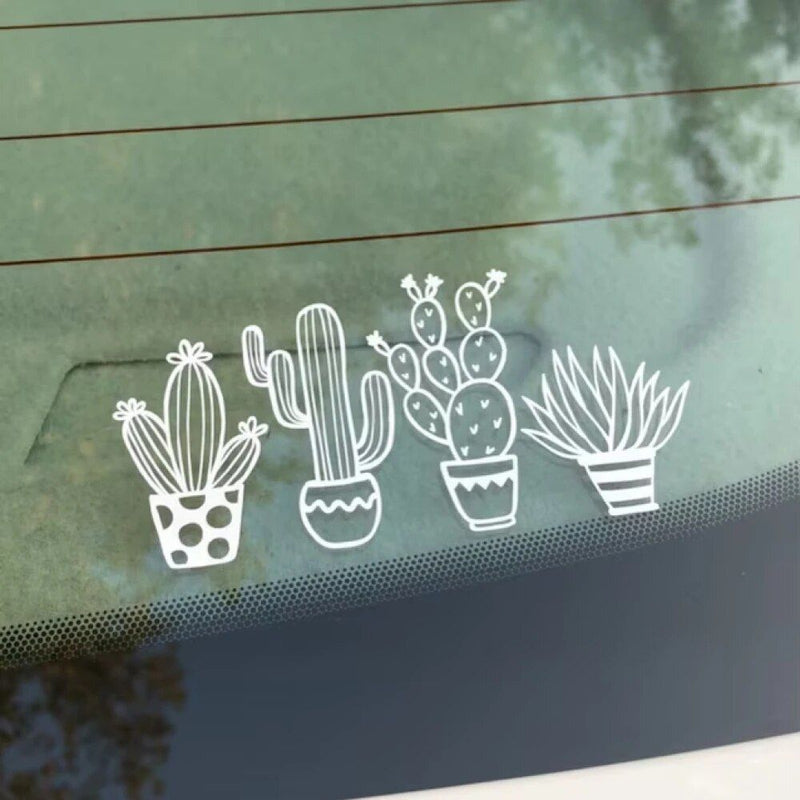 bohemian cactus vinyl decal, view 3 - MRSLM