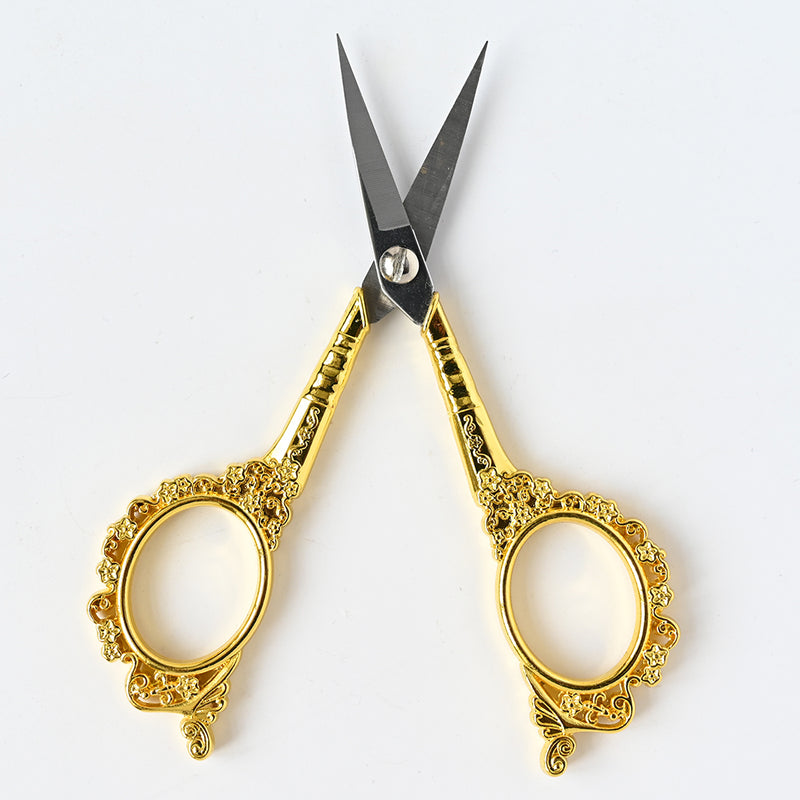 retro rose gold nail scissors, view 7 - MRSLM