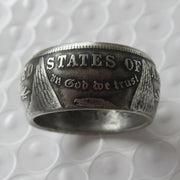 antique morgan dollar coin ring - MRSLM