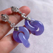 s925 sterling silver star zircon earrings, view 4 - MRSLM