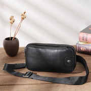 Men's cowhide small crossbody fanny pack - MRSLM