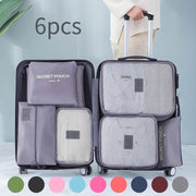 6-piece portable travel organizer set, view 7 - MRSLM
