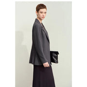 notched embroidery blazer, view 5 - MRSLM