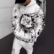 3D playing cards printed hoodie - MRSLM