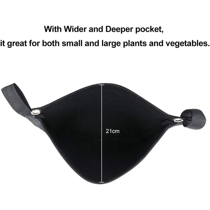 7-pocket vertical hanging garden planter, view 5 - MRSLM