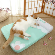 cozy pet bed with pillow, view 3 - MRSLM