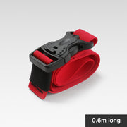 nylon cargo tie down strap with cam buckle, view 4 - MRSLM