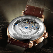 men's diamond set mechanical watch, view 4 - MRSLM