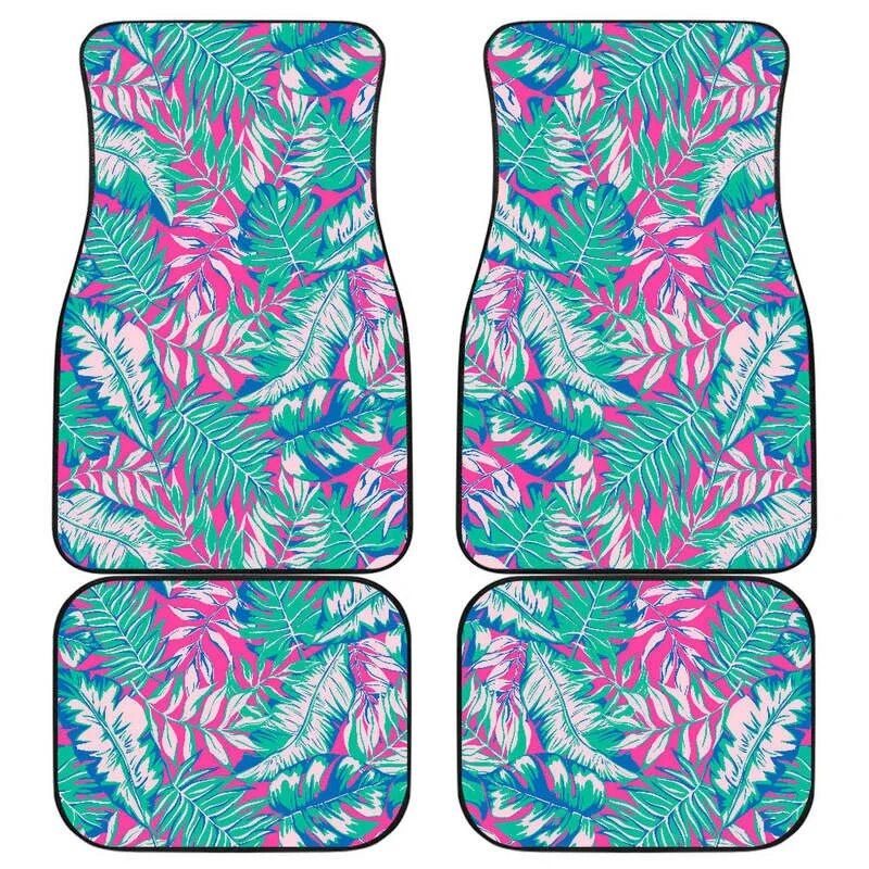 tropical blossom car floor mats, view 2 - MRSLM