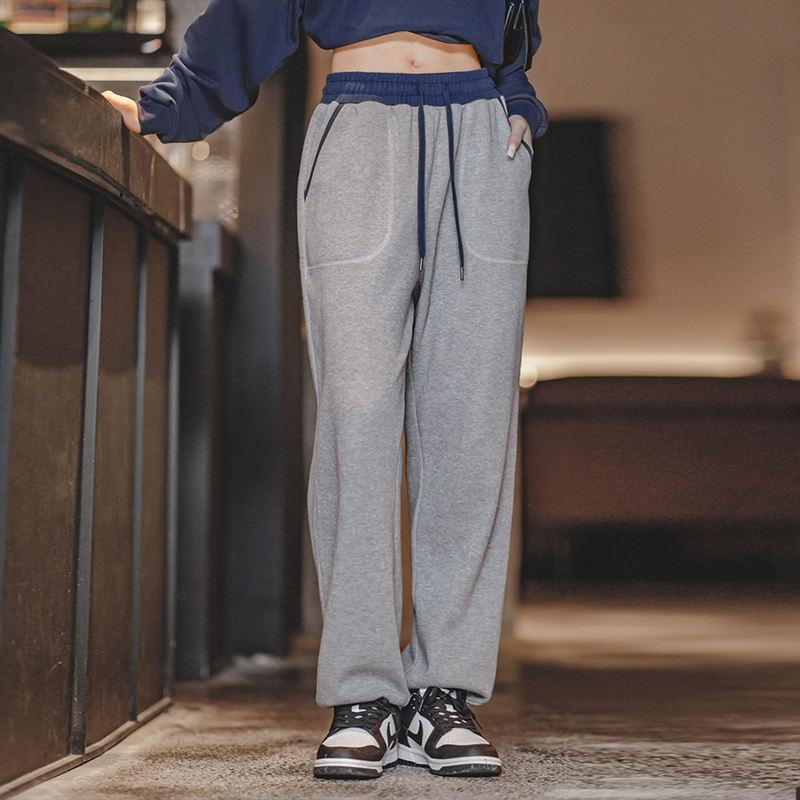 women's contrast drawstring sweatpants, view 3 - MRSLM