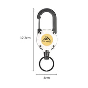 heavy duty retractable id badge reel, view 3 - MRSLM