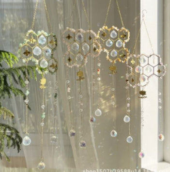 Beehive crystal sun catcher wind chime - MRSLM