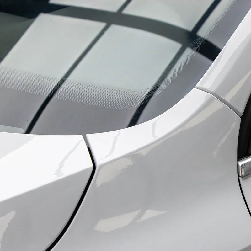 glossy white car wrap vinyl film, view 5 - MRSLM