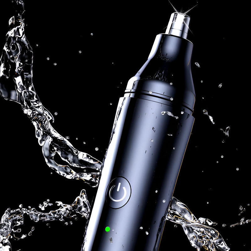 rechargeable electric nose and ear hair trimmer, view 2 - MRSLM
