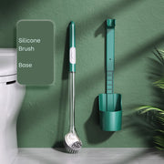 toilet brush with long handle, view 3 - MRSLM