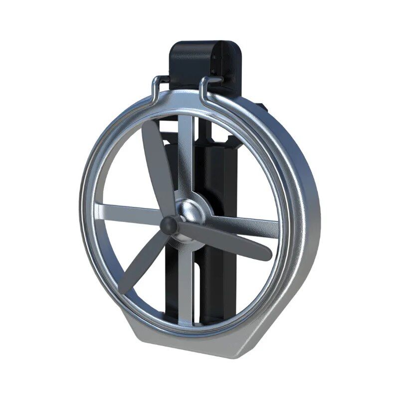folding car beverage holder with fan, view 3 - MRSLM