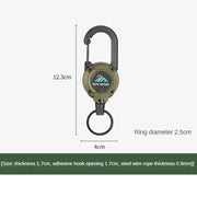 heavy duty retractable id badge reel, view 11 - MRSLM