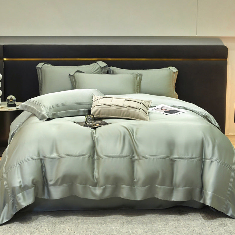 Solid Color 100% Lyocell Four-piece Set