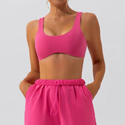 women's seamless yoga sports bra, view 6 - MRSLM