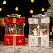 christmas gift box crystal ball lamp, view 4 - MRSLM
