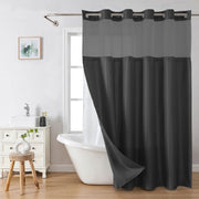 Waterproof double layer shower curtain, view 3 - MRSLM