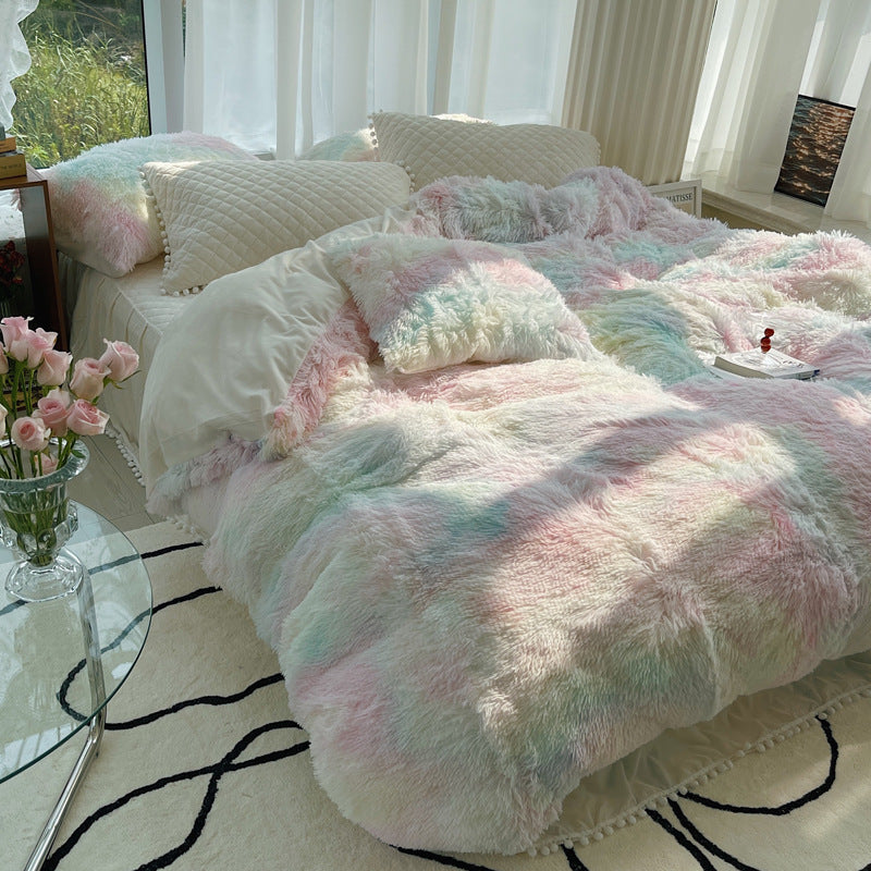 milk fiber bed skirt set - MRSLM